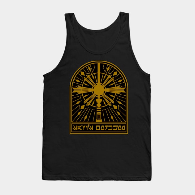 Art Deco Light Sword Tank Top by aimeekitty